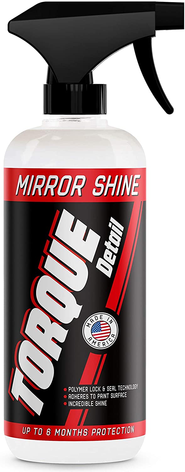 Torque Detail Mirror Shine - Super Gloss Wax & Sealant Hybrid Spray Superior Shine w/Professional Detailer Protection