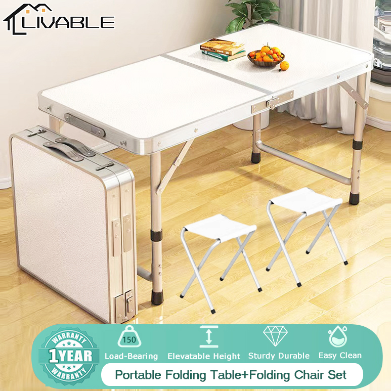 Folding store table lazada