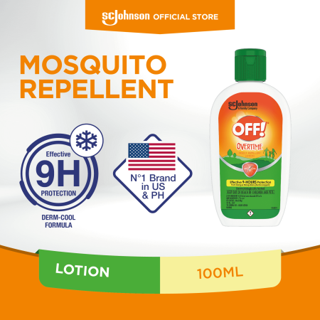 OFF! Mosquito Repellent Lotion - Overtime 100ml