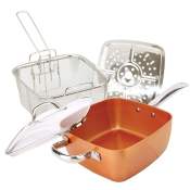 Top Selling Copper Square Pan Set - 5 Pieces