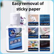Sticker Remover - Gentle, Multipurpose Adhesive Cleaner (Brand: Clear Labels)