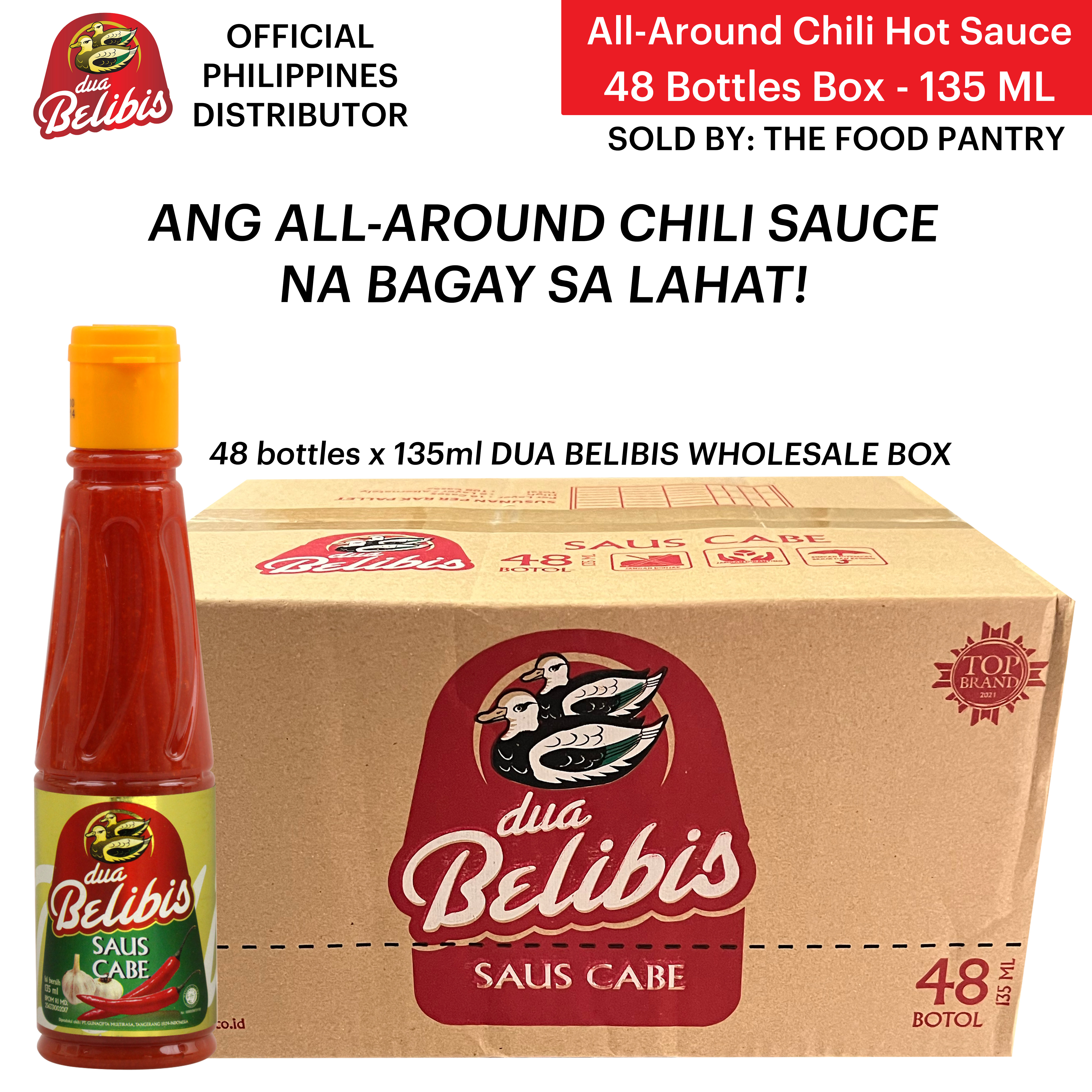 Dua Belibis All-Around Sambal Chili Sauce 135ml - Bundle of 3