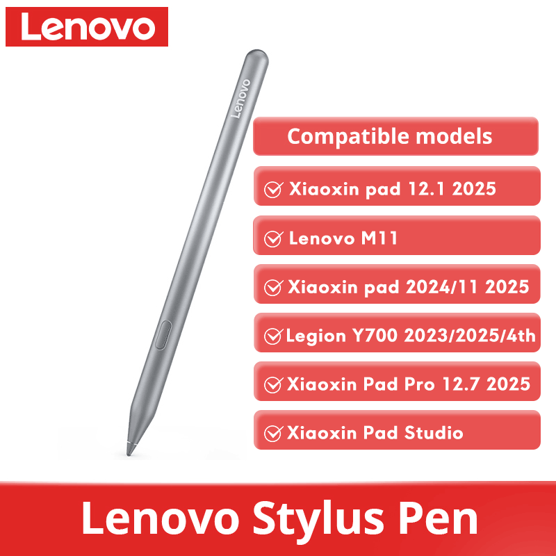 Original Lenovo Stylus Pen Smart Pencil for Xiaoxin Pad 2024/Xiaoxin Pad pro 2025 12.7''/Legion Y700 ype C Charging AP501U Sensitivity Magnetic Precision Pens Bluetooth 4096 Sensitivity