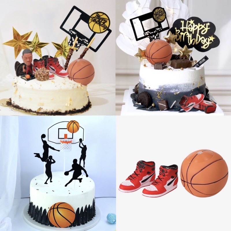 Basketball Cake Topper Basketball Cupcake Topper Glitter Basketball Birthday  - The ICT University