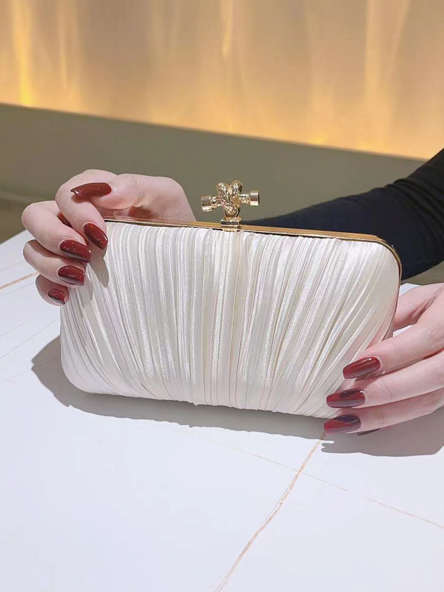 Boutique De FGG French Fries Chips Rainbow Clutch Minaudiere Bag Women  Crystal Evening Bag Diamond Wedding Handbag Bridal Purse