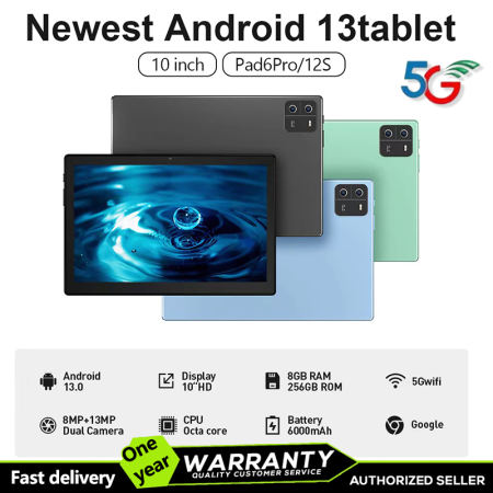 Global Version 10-inch 5G Hot 6 Pro Android Tablet