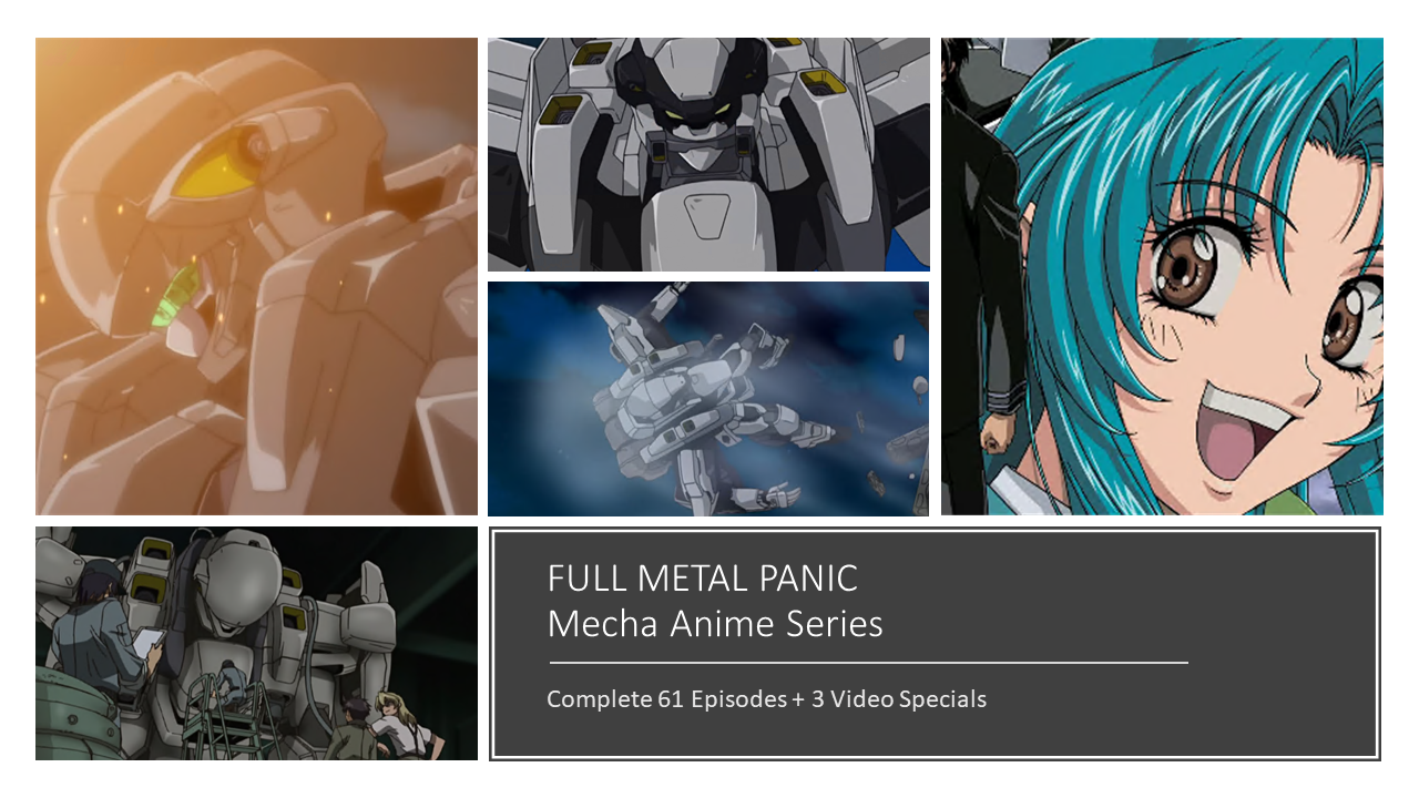 FULL METAL PANIC Robot Anime Complete 61 Episodes Specials Video