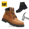 Caterpillar Steel Toe Leather Safety Boots for Men