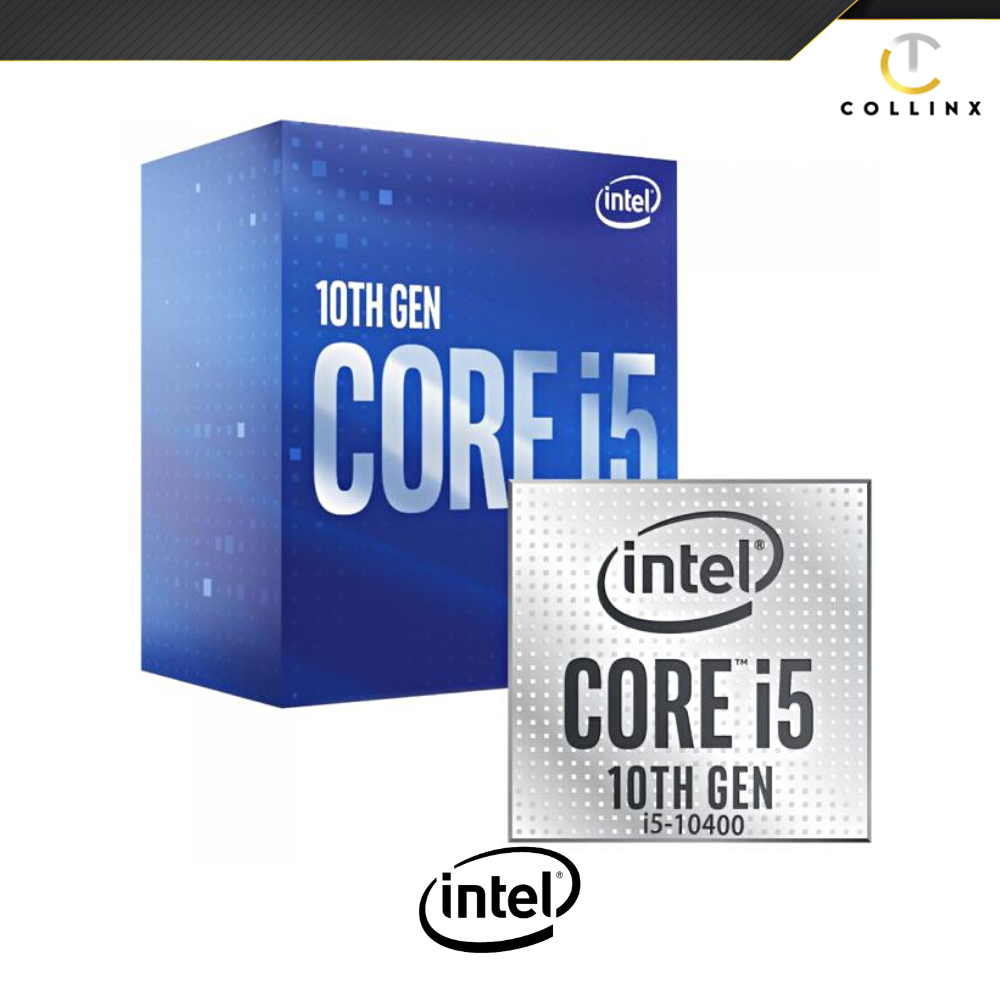 Gaming Bundle - Intel Core i5 10400 10th Gen Processor + H470 H510 B560  Z490 Z590 Motherboard, MSI Asrock Gigabyte, Collinx Computer