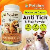 Petcher Organics Tick and Flea Cooling Powder for Pets