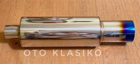 HKS FREE FLOW MUFFLER MEDIUM CAN