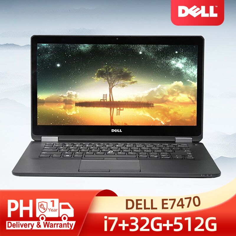 Lazada Philippines - ?100%Dell laptop computer intel core I5 I7 8G 16G 32G 1600 2133MHZ memory SSD hard disk 120G 240G 480G super large storage space E7470 E6430 computer easy to carry for online learning office work popular games