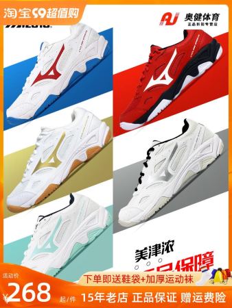 Mizuno Men's Badminton Shoes - 2023 Anti-Slip Indoor Sports