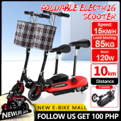 Foldable Lithium Battery Electric Scooter, Portable for Daily Travel