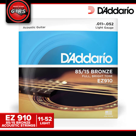 D'Addario EZ 910 Acoustic Guitar Strings, Light Gauge