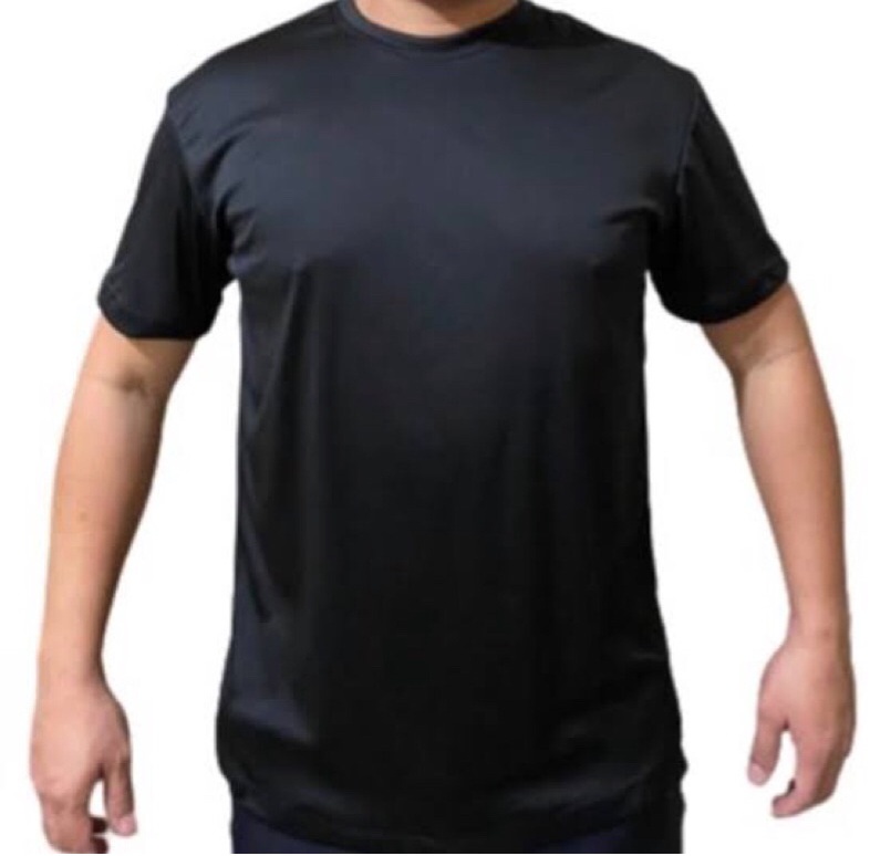 Dri fit Black T shirt Unisex Free Size Lazada PH