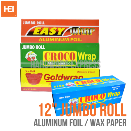 Easywrap Jumbo Roll Wax Paper and Aluminum Foil