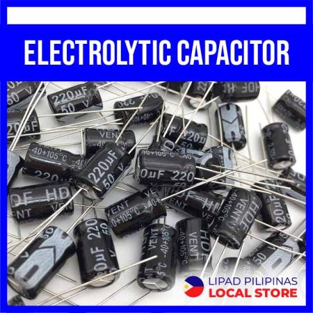 Aluminum Electrolytic Capacitor 10V 16V 25V 50V 0.1uF 0.22uF 0.47uF 1uF 2.2uF 3.3uF 4.7uF 6.8uF 10uF 22uF 33uF 47uF 100uF 220uF 330uF 470uF 680uF 1000uF 1500uF 2200uF Capacitors Diy Electric Electronics Electrical