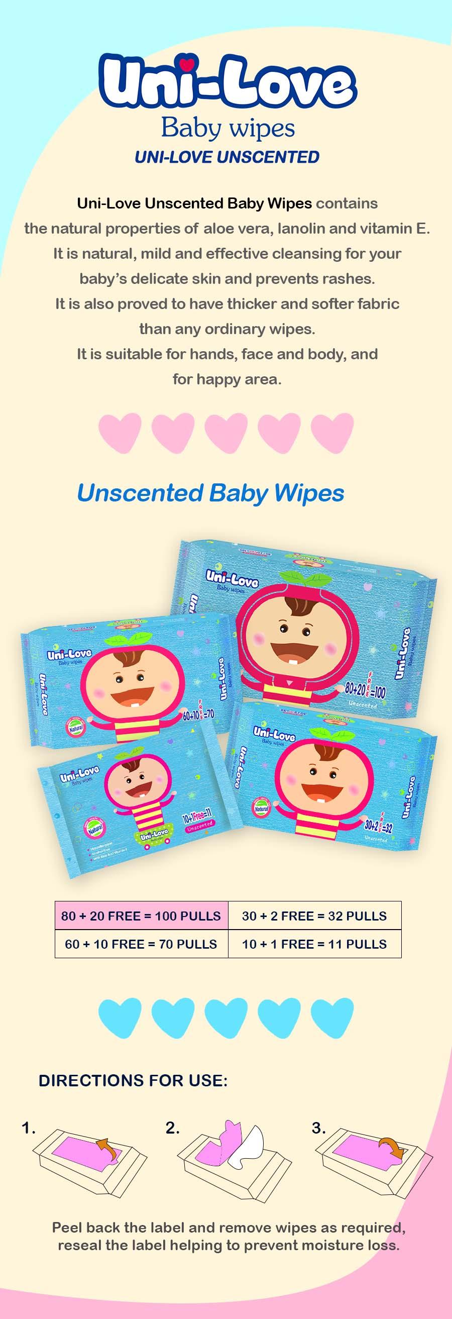 unilove baby wipes