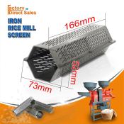 Hexagon hardening iron rice mill screencheap pricefor household rice milling machine