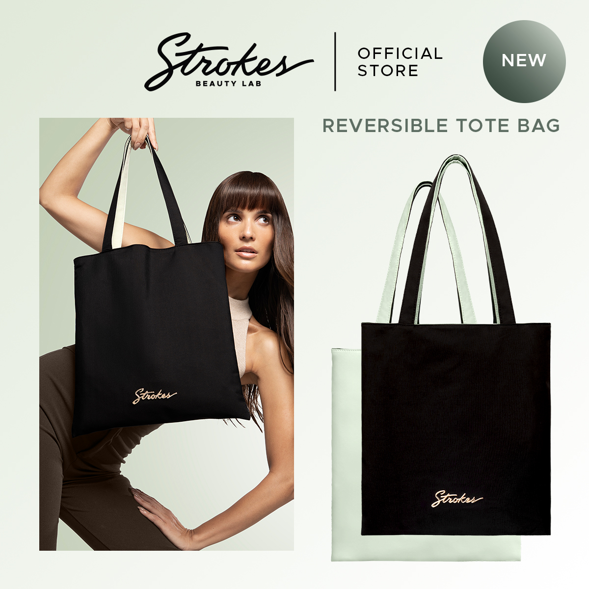 Discount on Strokes Beauty Lab  shoes - SKU: Strokes Reversible Tote Bag