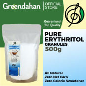 Greendahan Pure Erythritol Granulated 500g, NO MALTODEXTRIN