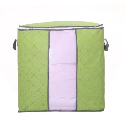 leo&bea Clothes Quilt storage bag Foldable Pillow Blanket Closet Underbed Organizer (2)