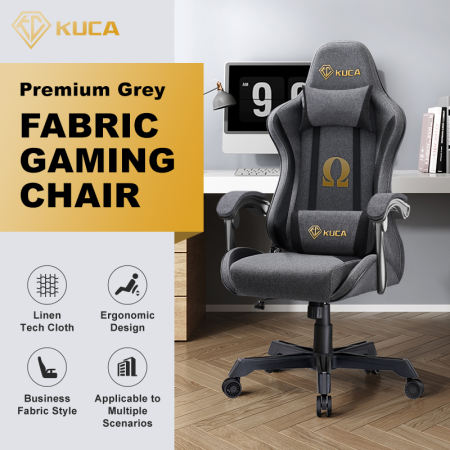 KUCA Gaming Chair with Footrest - Ultimate Ergonomic Comfort