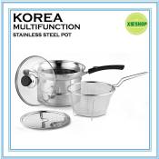 Xieshop 4pcs Stainless Steel Multifunction Cooking Set