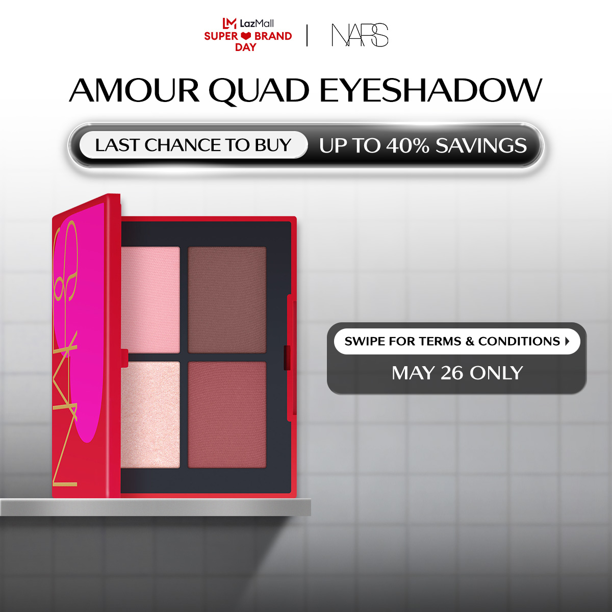 Discount on NARS  shoes - SKU: [NEW!] NARS Quad Eyeshadow (Amour Collection - Limited Edition)