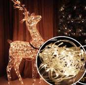 Christmas String Lights by CML100: Waterproof Outdoor Fairy Garden Lighting