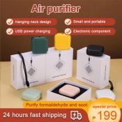 Portable Negative Ion Air Purifier Necklace - FreshAir