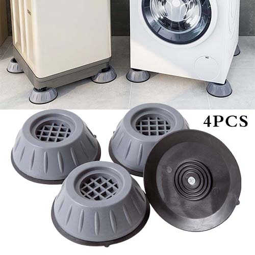 4* Universal Rubber Washing Machine Mat Anti-Vibration NonSlip Support Protector