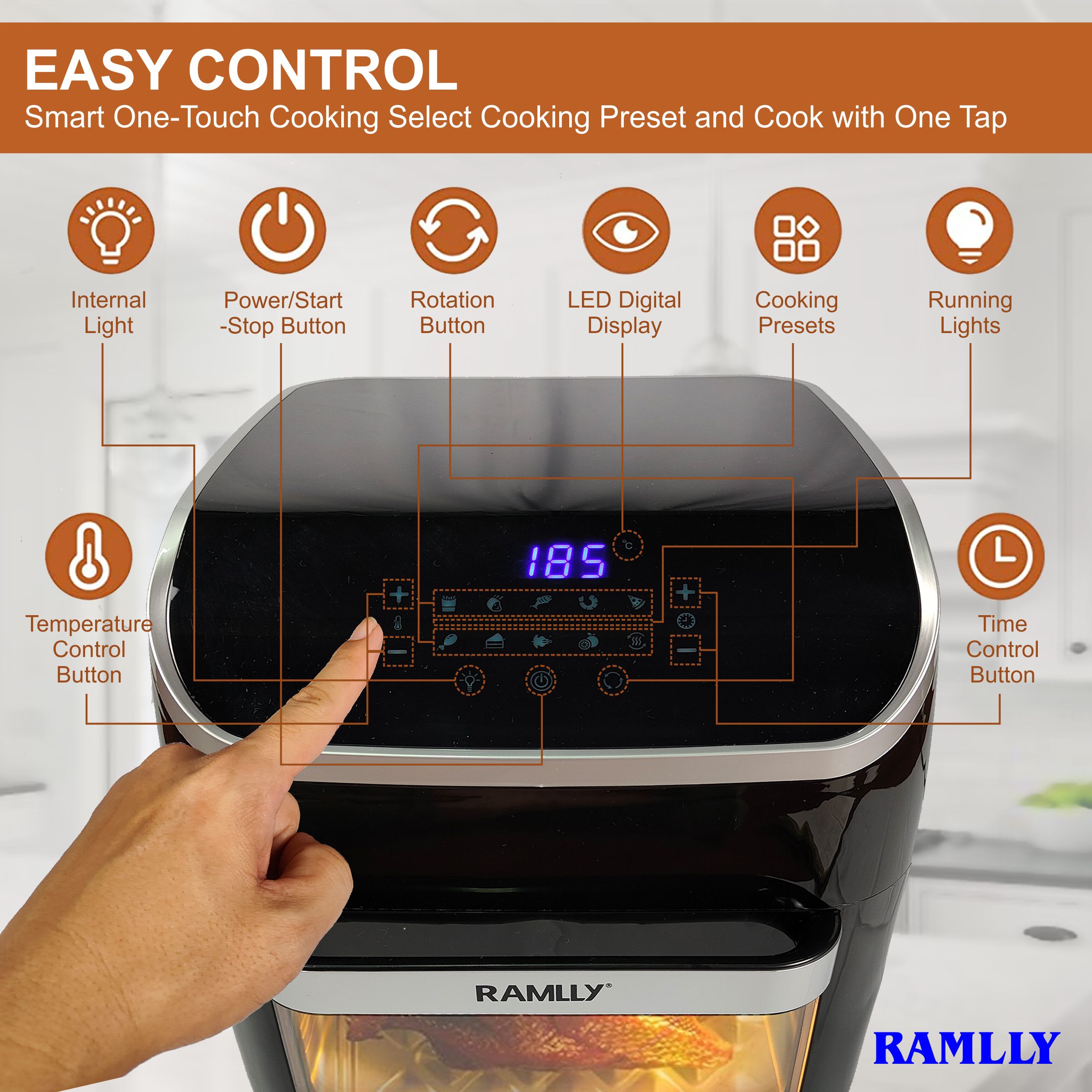 Ramlly best sale power oven