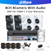 Dahua 4 Camera HD CCTV Security System Package Set