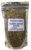 Treasures Fennel Seeds - Thin - Barik Saunf - Digestive System Booster - 100% Pure From India With Free Spoon