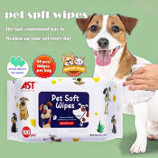 Pet Wet Wipes - 100pcs/pack for Dogs and Cats