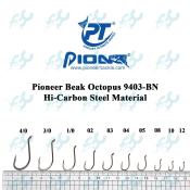 Pioneer Beak Octopus Fishing Hooks: Hi-Carbon Steel Material (Pioneer)