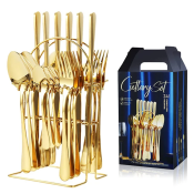 Luxury Gold Stainless Steel Cutlery Set - 