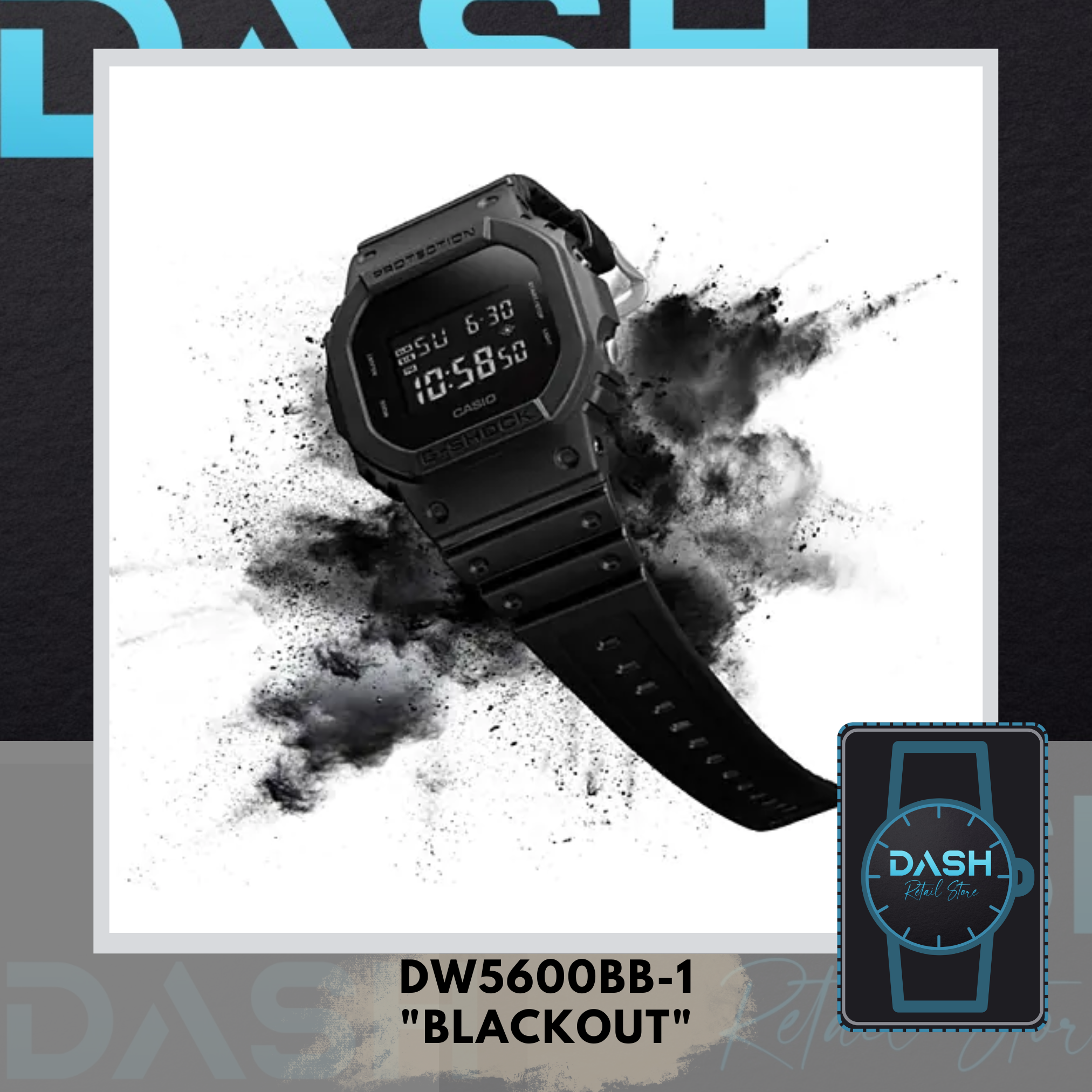 100% ORIGINAL G-Shock DW-5600BB-1 DW5600BB-1 Lazada PH