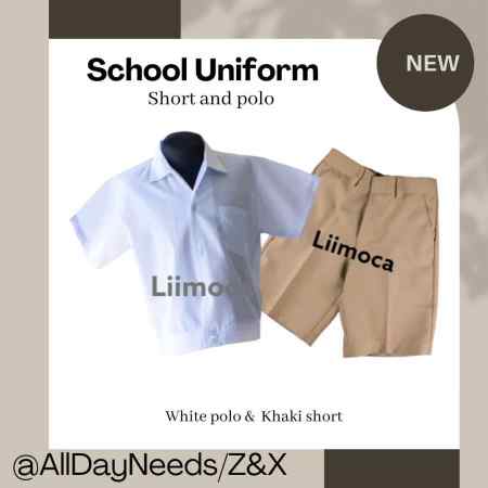 ADN' Polo & Short Set - DepEd School Uniform Terno