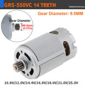 RS550 High Speed DC Motor for Power Tools