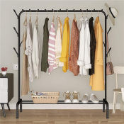 Bedroom Clothes Hanger Floor Drying Rack - Space-saving Solution