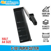 Officom Half A4 Size Paper Cutter with Self-Sharpened Blade