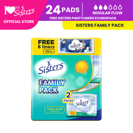 Sisters 2 Family Pack Promo Free Pantyliner