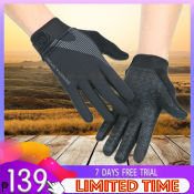 Breathable Full Finger Bike Gloves for Men and Women
