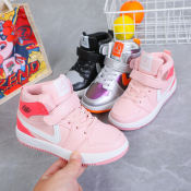 Kids' High Top Velcro Sneakers by 
