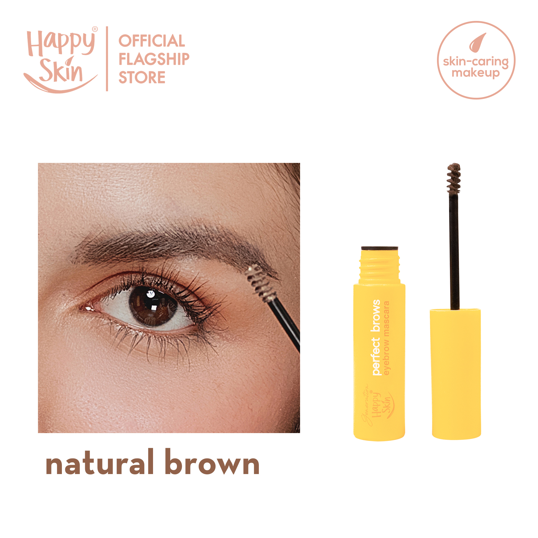 Discount on Happy Skin  shoes - SKU: Generation Happy Skin Perfect Brows Eyebrow Mascara in Natural Brown