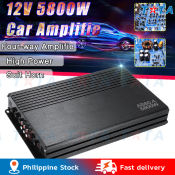 5800W 12V 4 Channel Car Audio Amplifier by 