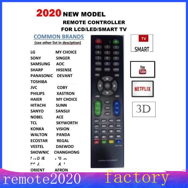Telecomando Universale HUAYU RM-L1195+X Per TV LCD/LED, Sostitutivo - 4